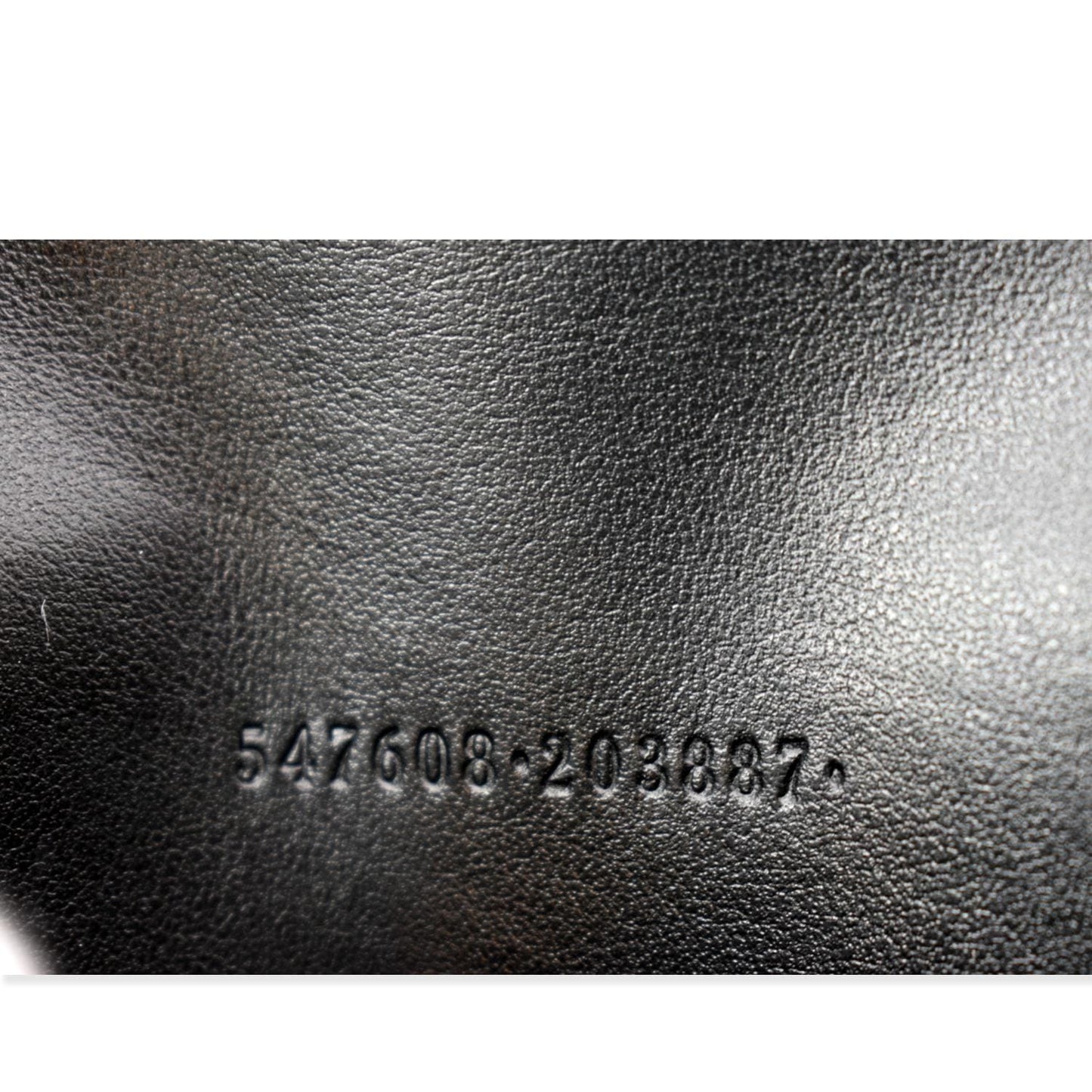 GUCCI Bi-Fold Leather Document Holder Black 547608