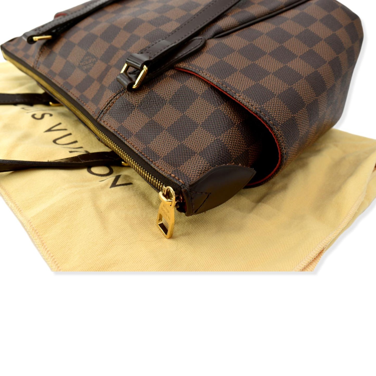 LOUIS VUITTON Totally PM Damier Ebene Shoulder Tote Bag Brown