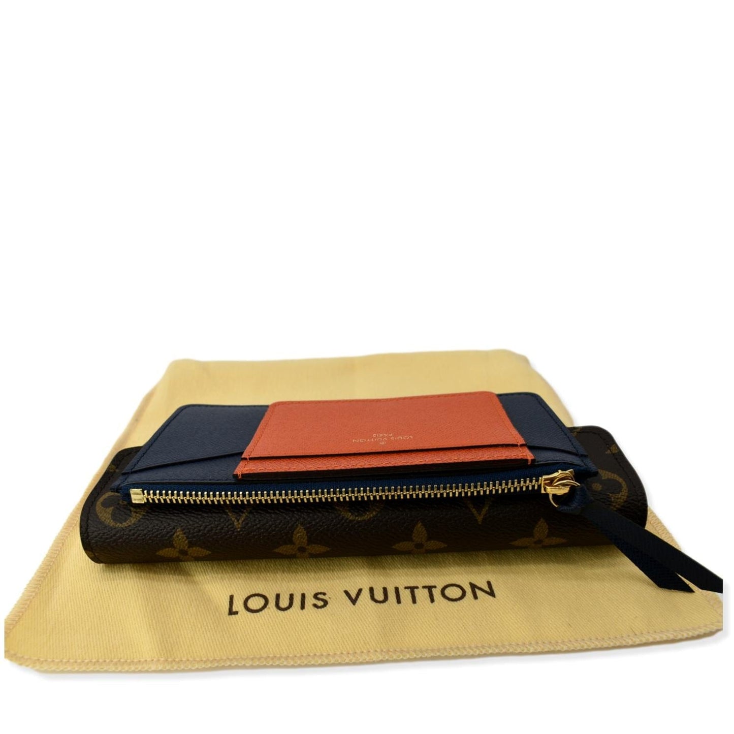 LOUIS VUITTON Jeanne Monogram Canvas Wallet Rose Ballerine