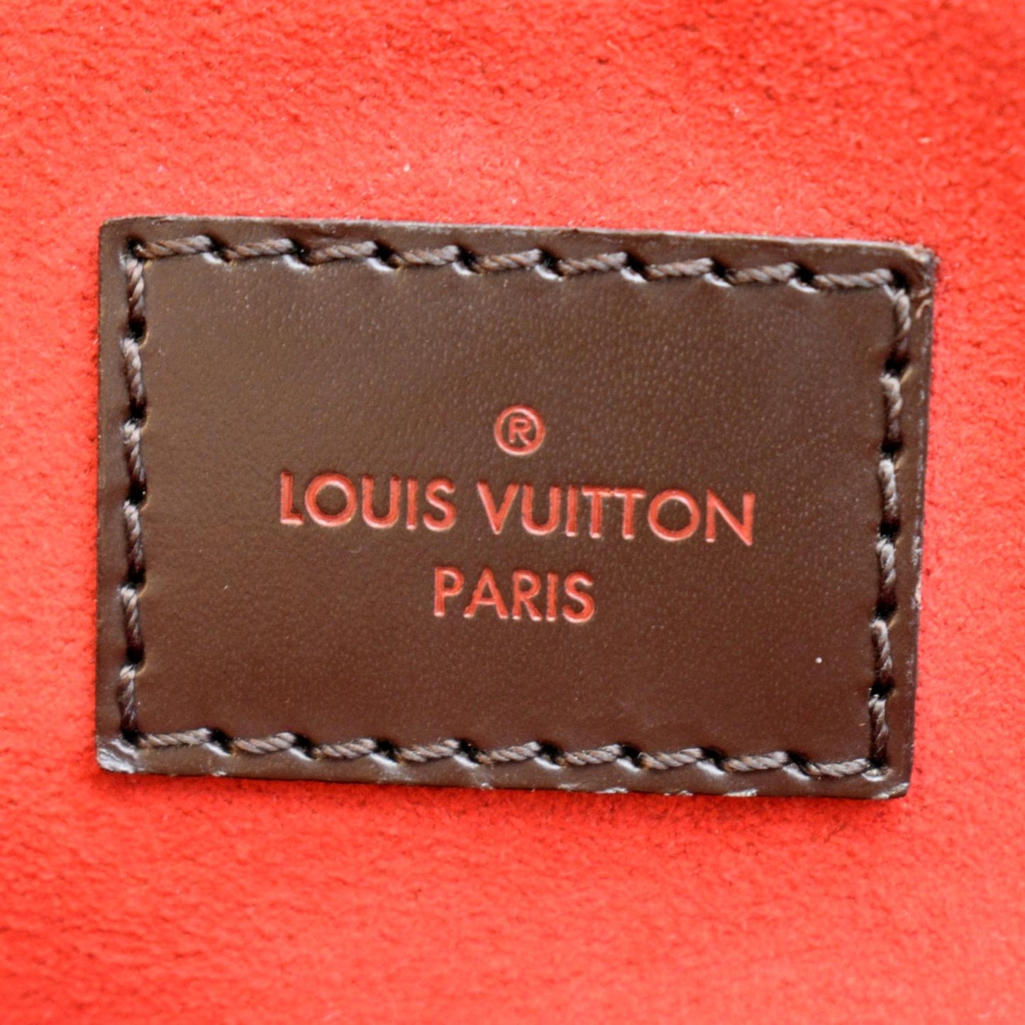 LOUIS VUITTON Trevi GM Damier Ebene 2way Shoulder Bag Brown