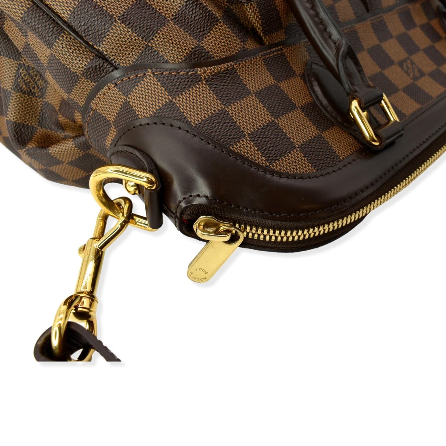 LOUIS VUITTON Trevi GM Damier Ebene 2way Shoulder Bag Brown