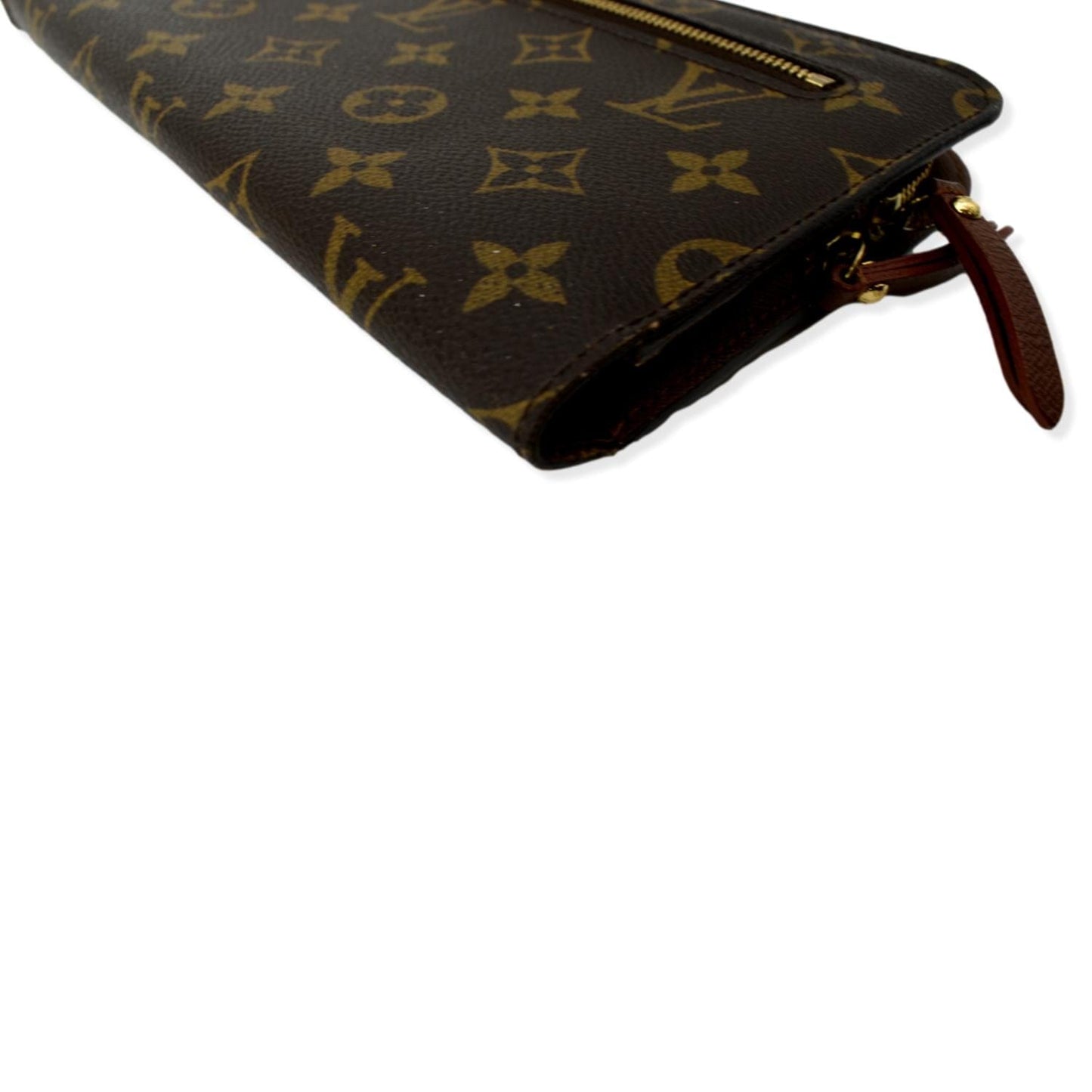 LOUIS VUITTON Insolite Monogram Canvas Organizer Wallet Brown