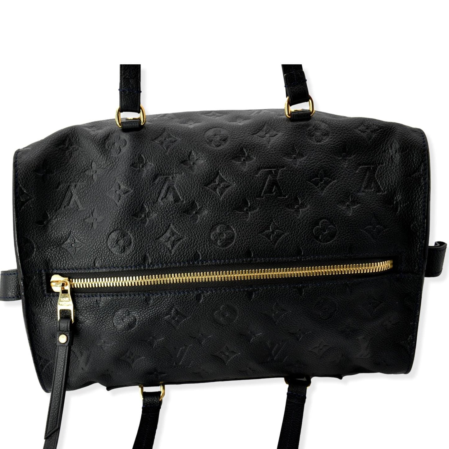 LOUIS VUITTON Inspiree Monogram Empreinte Leather Shoulder Bag Black