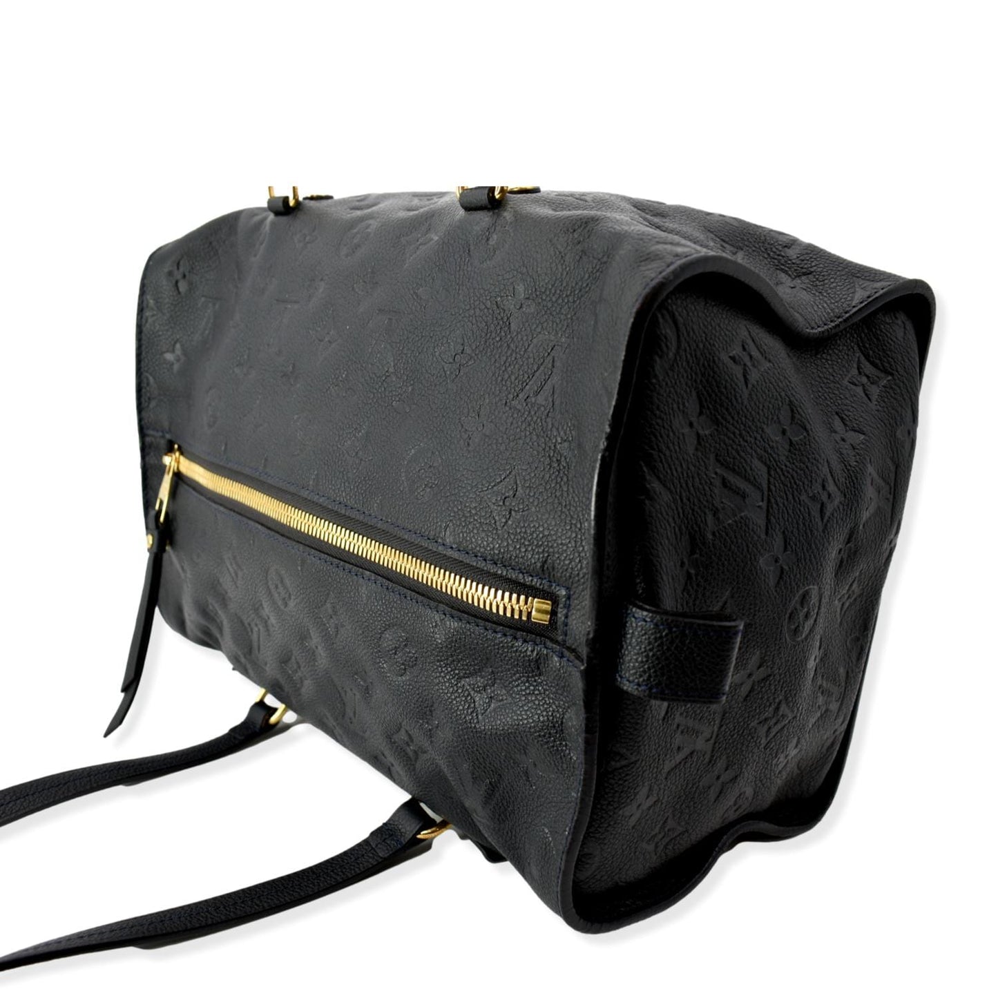LOUIS VUITTON Inspiree Monogram Empreinte Leather Shoulder Bag Black