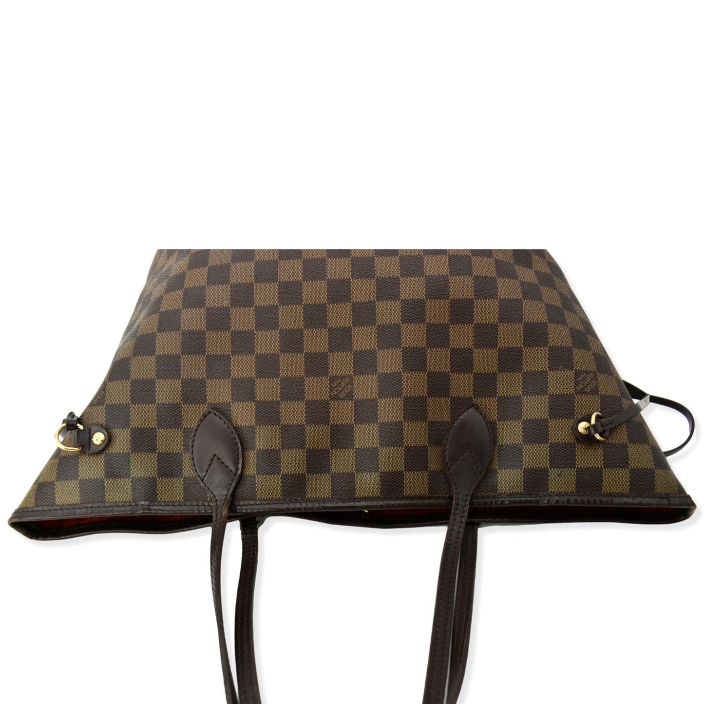 LOUIS VUITTON  Neverfull MM Damier Ebene Tote Bag Brown