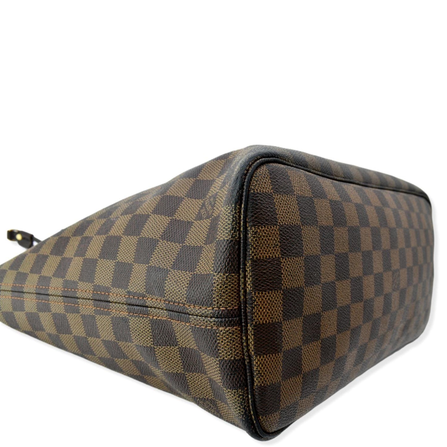 LOUIS VUITTON  Neverfull MM Damier Ebene Tote Bag Brown