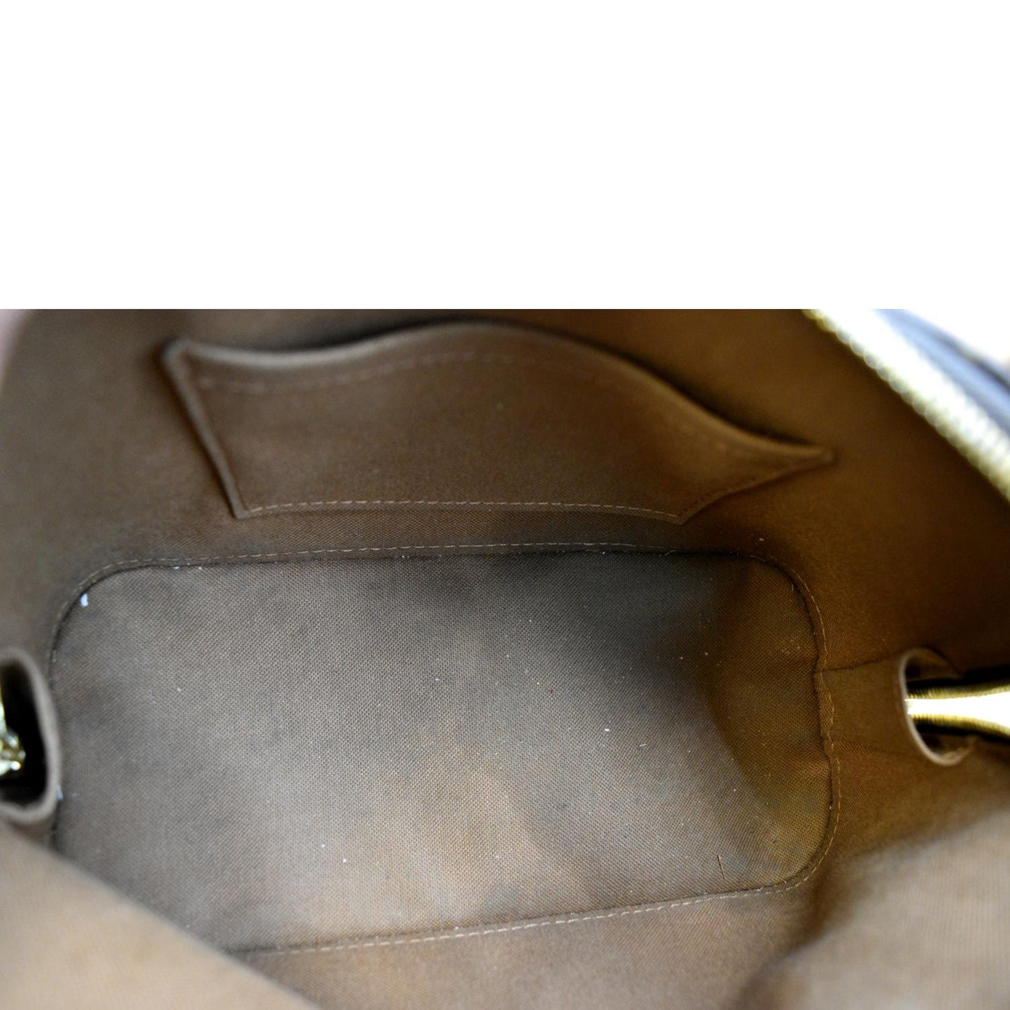 LOUIS VUITTON Alma BB Monogram Canvas Satchel Crossbody Bag Brown