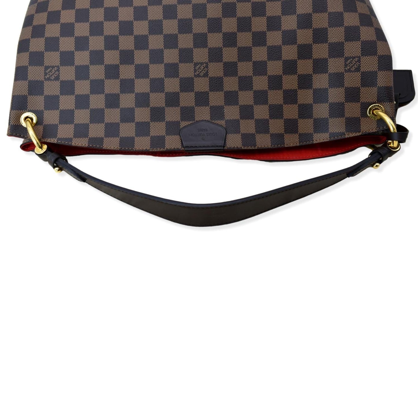 LOUIS VUITTON Graceful MM Damier Ebene Shoulder Bag Brown - Hot Deals