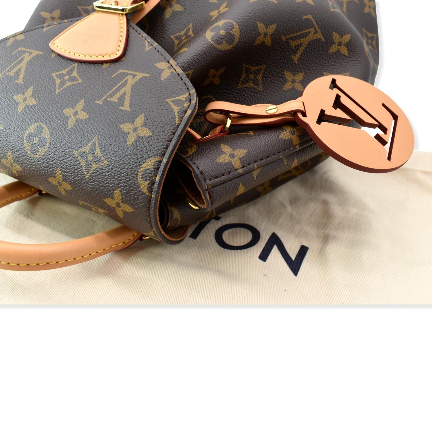 LOUIS VUITTON Montsouris PM Monogram Canvas Backpack Brown