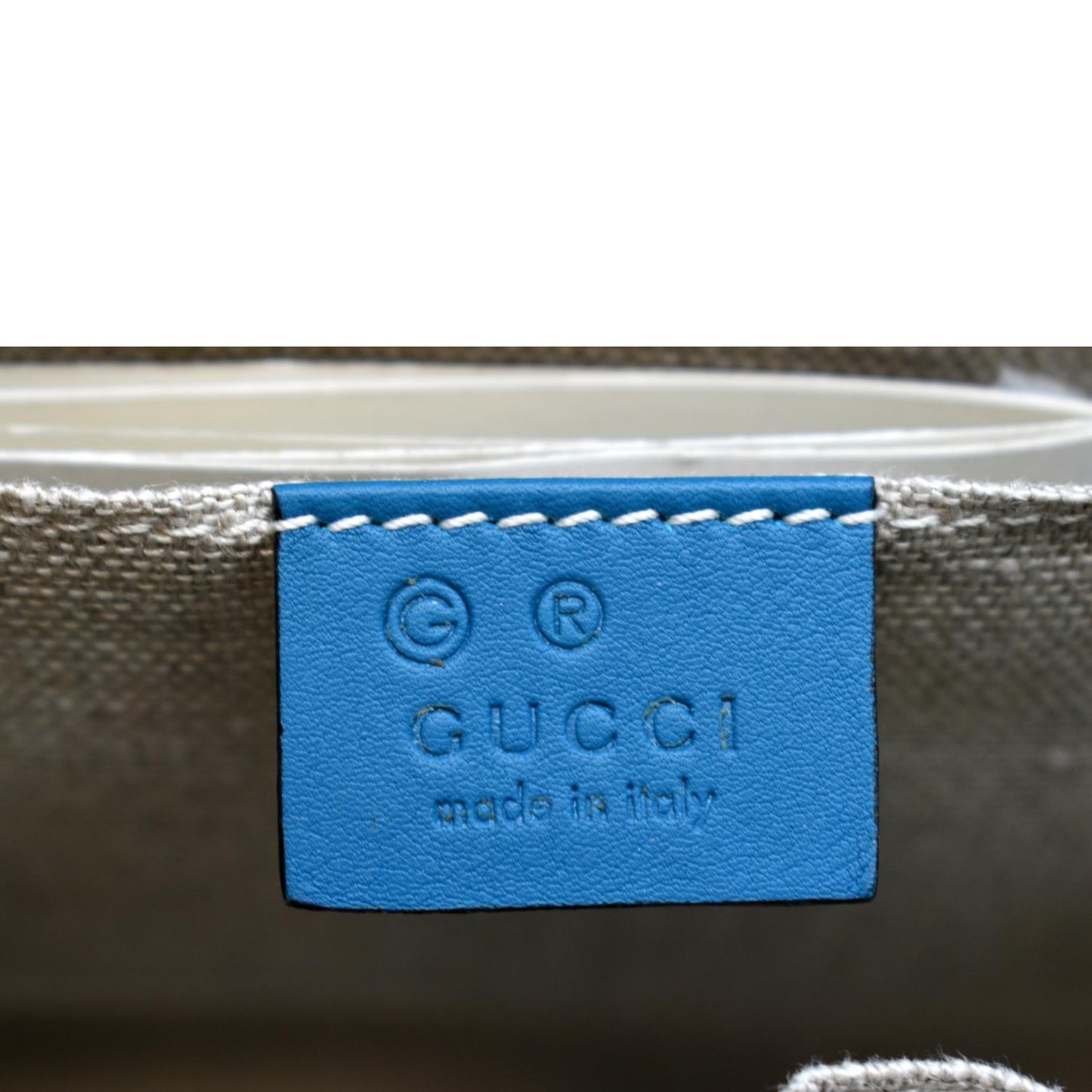 GUCCI Emily Medium GG Guccissima Leather Chain Shoulder Bag Teal