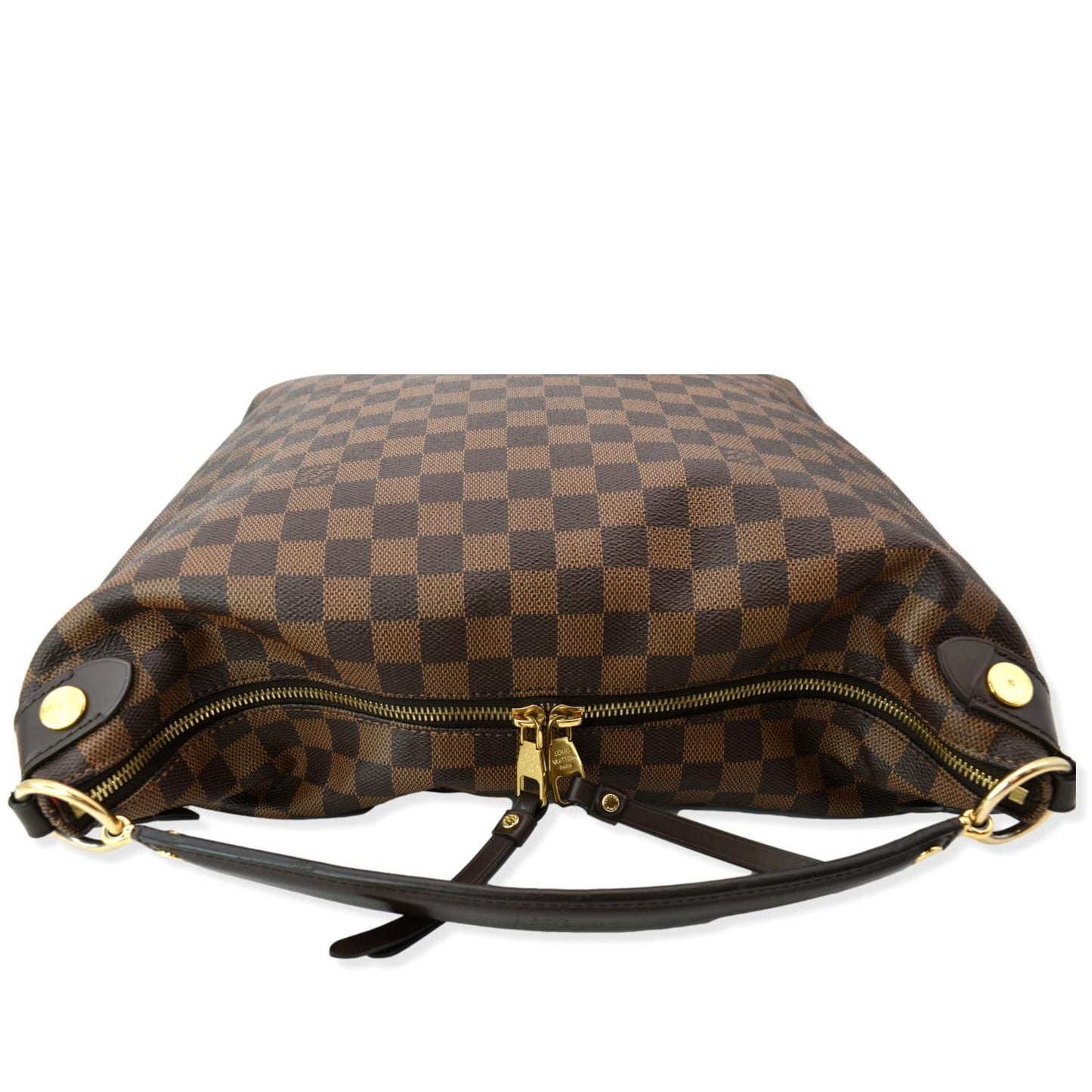 LOUIS VUITTON Duomo Hobo Damier Ebene Hobo Bag Brown