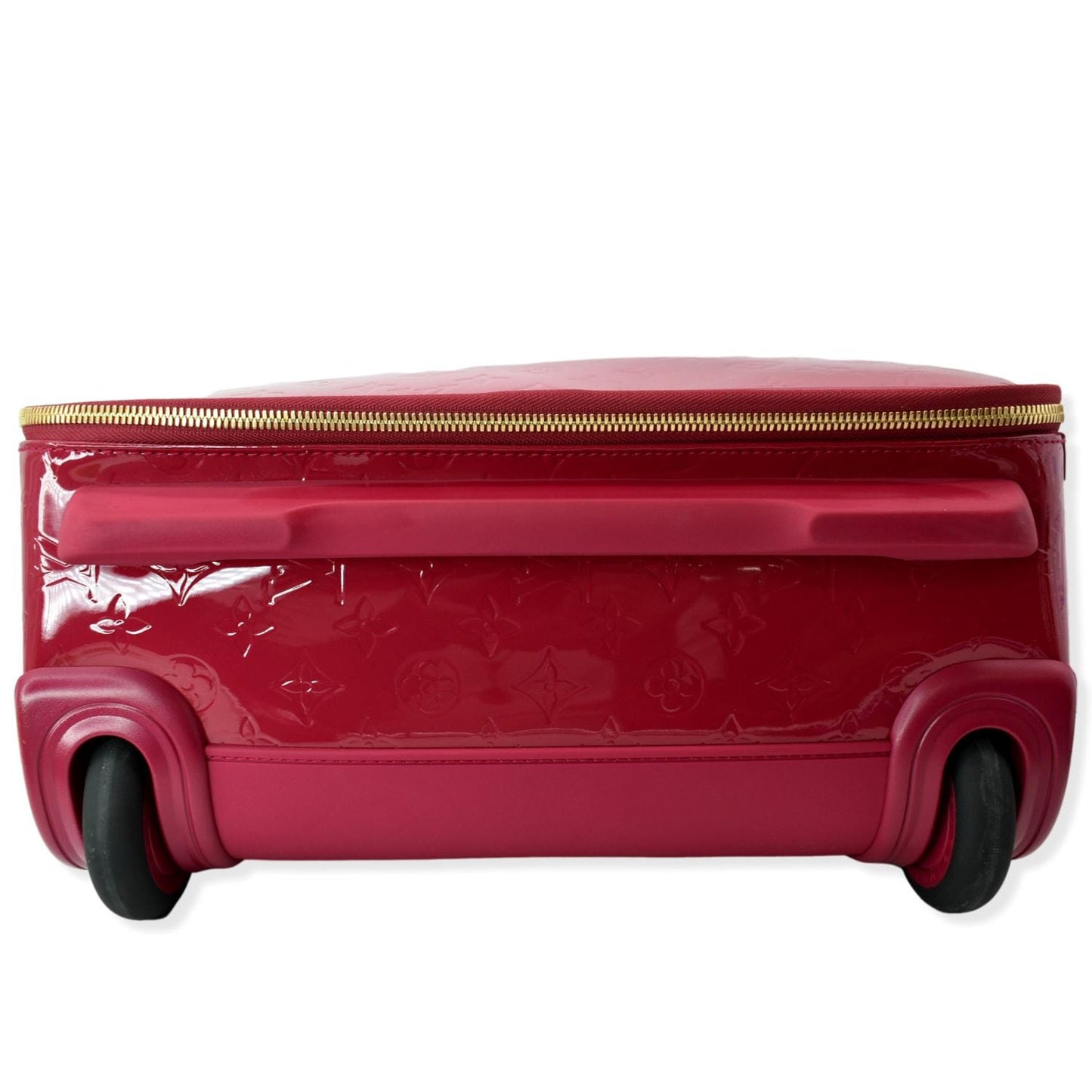 LOUIS VUITTON Pegase 45 Monogram Vernis Leather Suitcase/Travel Bag Pink