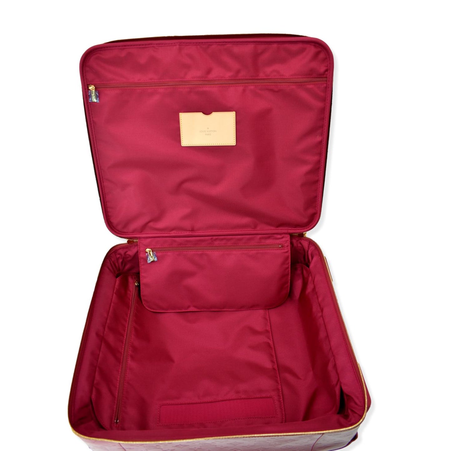LOUIS VUITTON Pegase 45 Monogram Vernis Leather Suitcase/Travel Bag Pink
