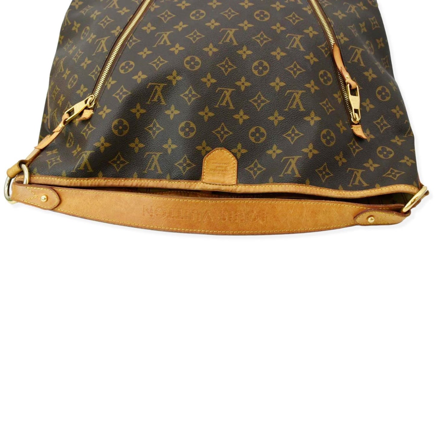 LOUIS VUITTON  Delightful GM Monogram Canvas Hobo Bag Brown