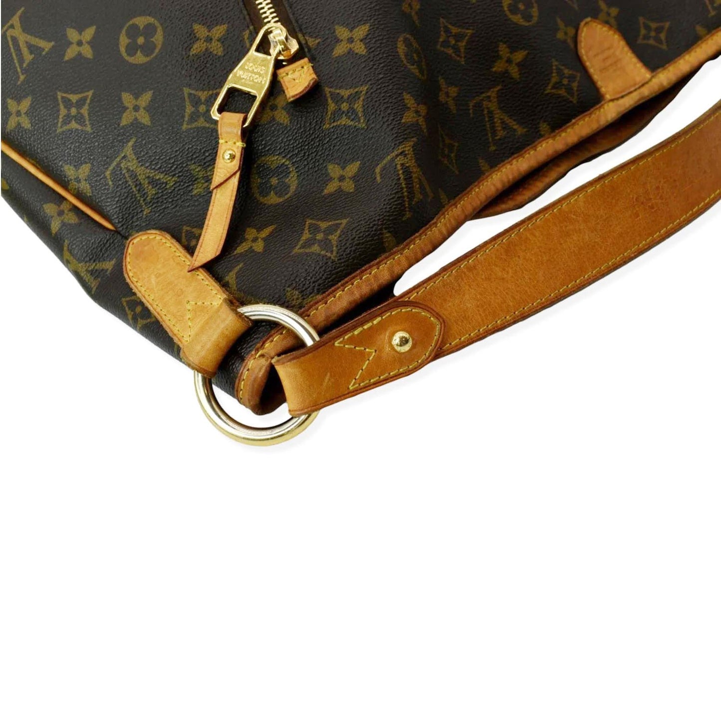 LOUIS VUITTON  Delightful GM Monogram Canvas Hobo Bag Brown