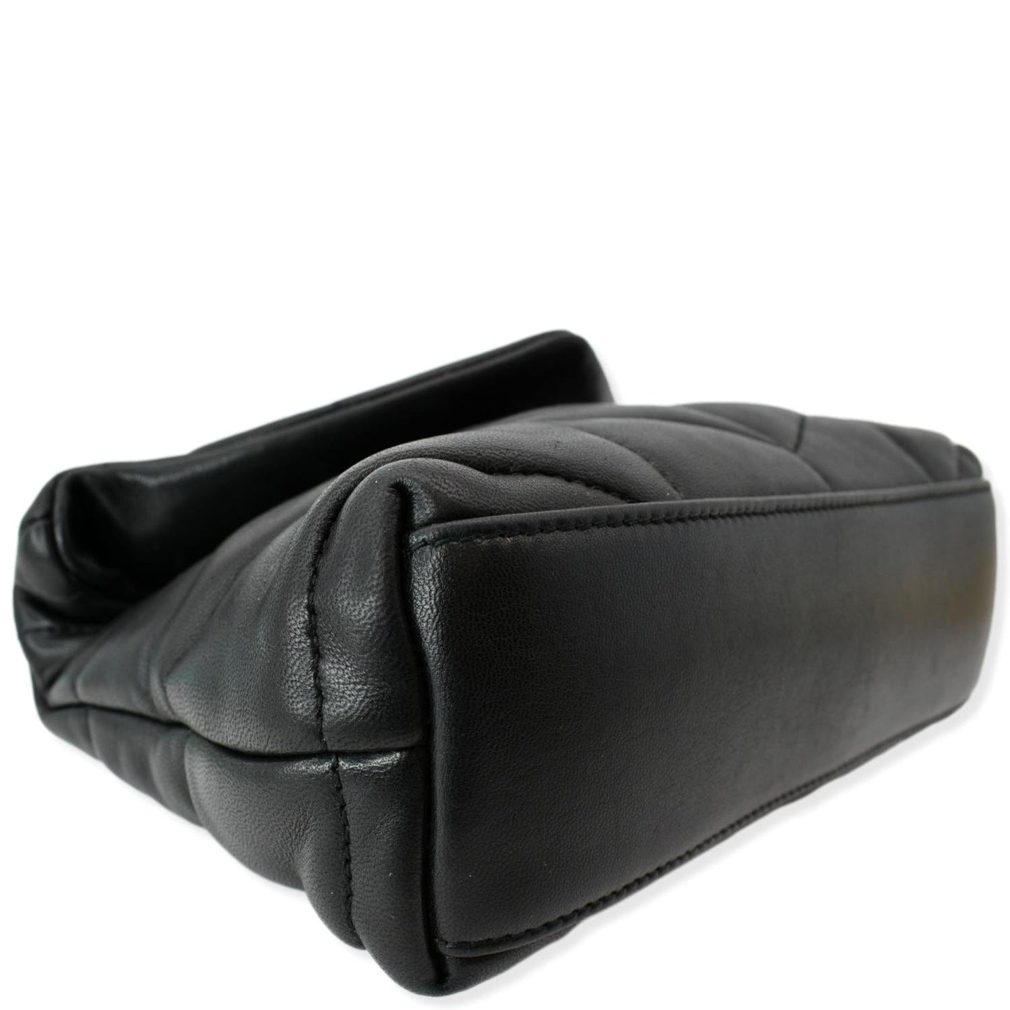 YVES SAINT LAURENT Mini Loulou Puffer Leather Crossbody Bag Black - Hot Deals
