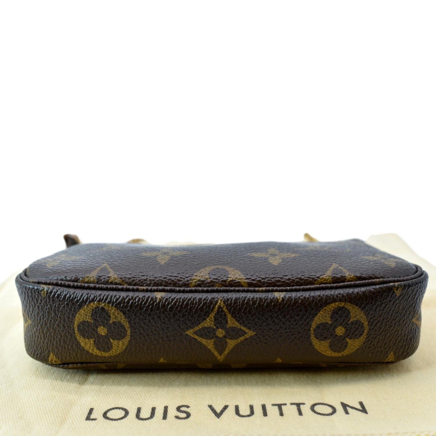 LOUIS VUITTON Mini Trunk & Bags Monogram Canvas Pochette Accessoires Pouch Brown