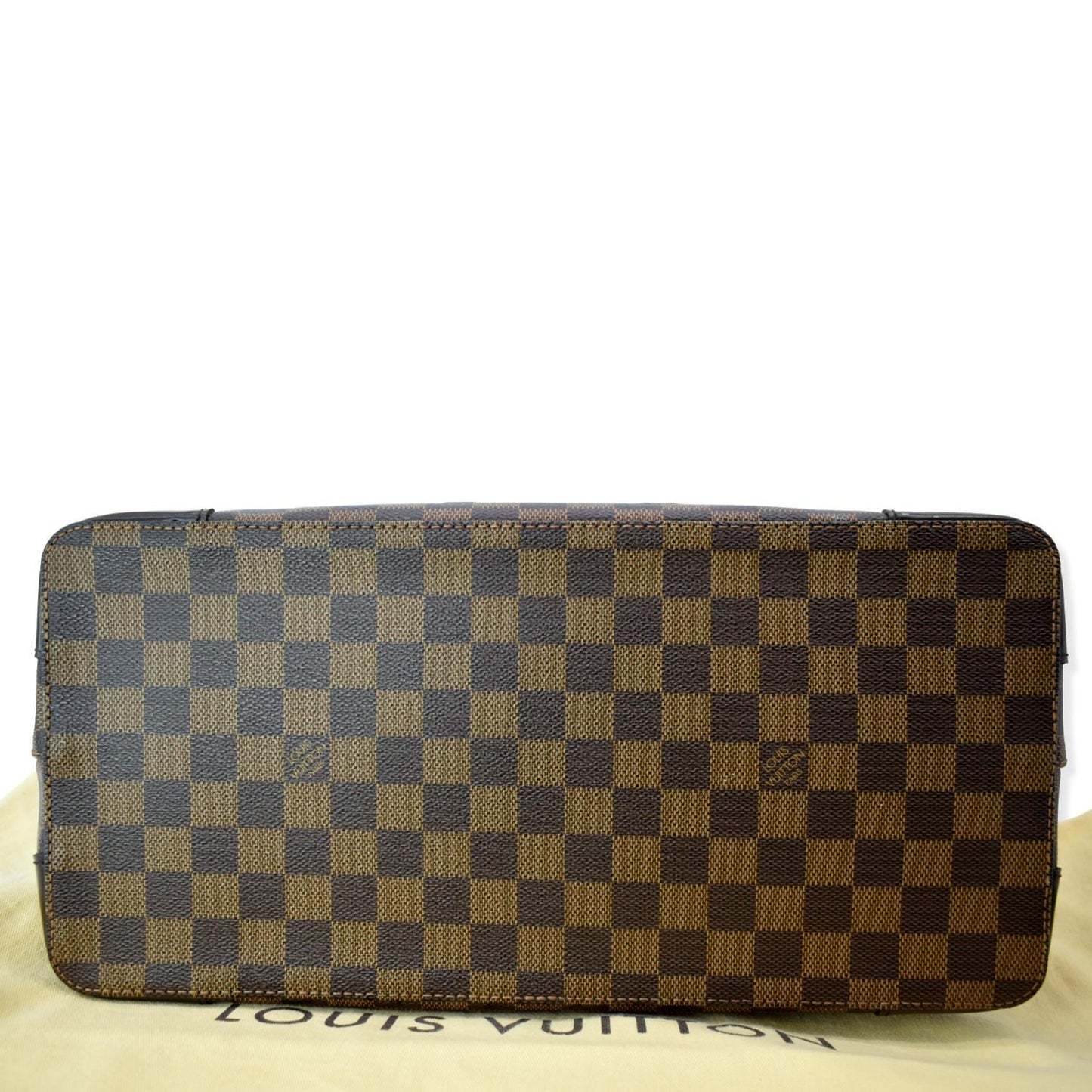LOUIS VUITTON Hampstead MM Damier Ebene Shoulder Bag Brown