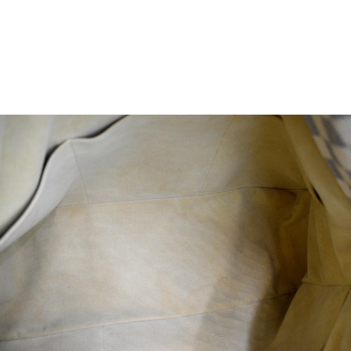LOUIS VUITTON Artsy MM Damier Azur Hobo Bag White
