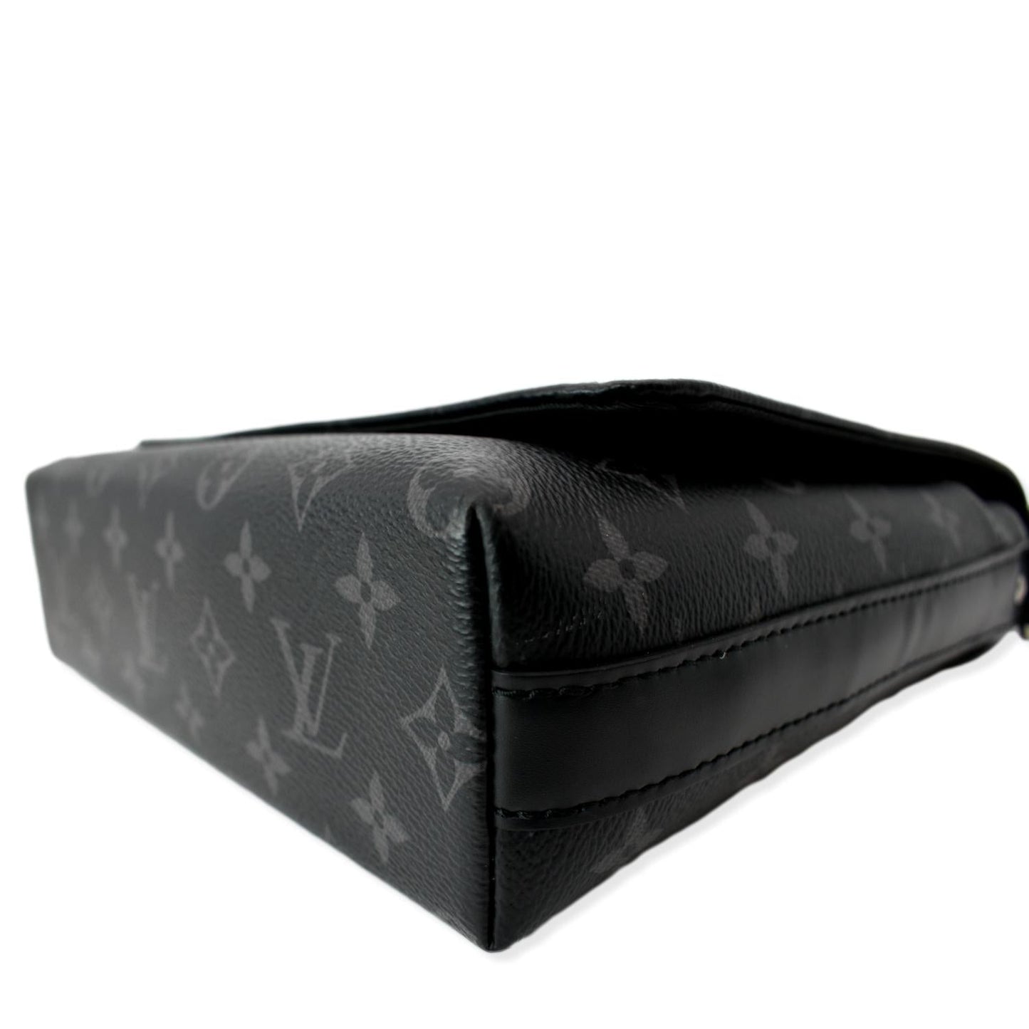 LOUIS VUITTON District PM Monogram Eclipse Messenger Bag Black