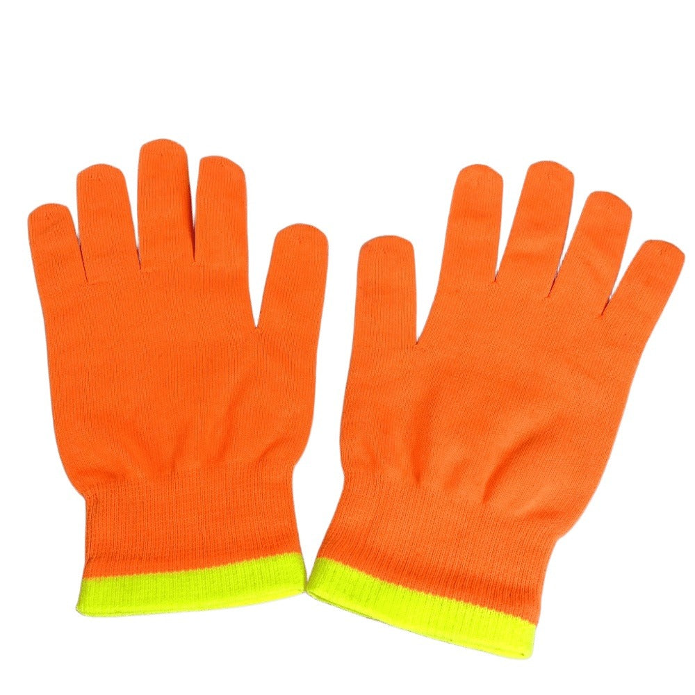 LOUIS VUITTON gloves MP2371 Nylon, Polyurethane Orange Military hand Gon RGB