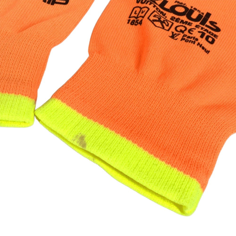 LOUIS VUITTON gloves MP2371 Nylon, Polyurethane Orange Military hand Gon RGB