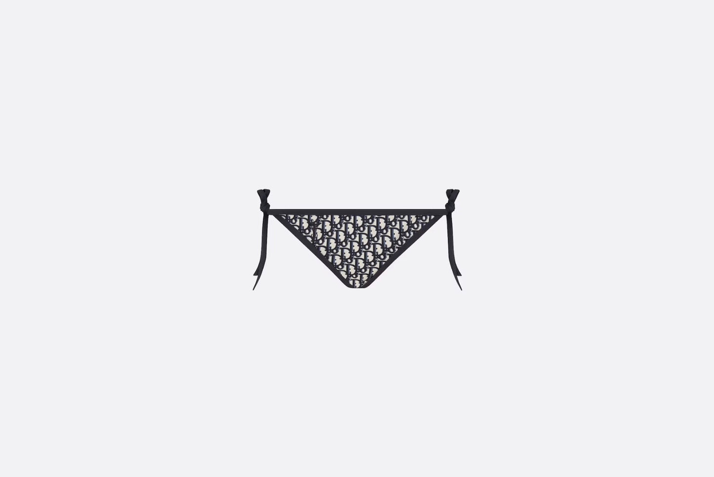 CHRISTIAN DIOR OBLIQUE TWO PIECE BIKINI SWIMSUIT