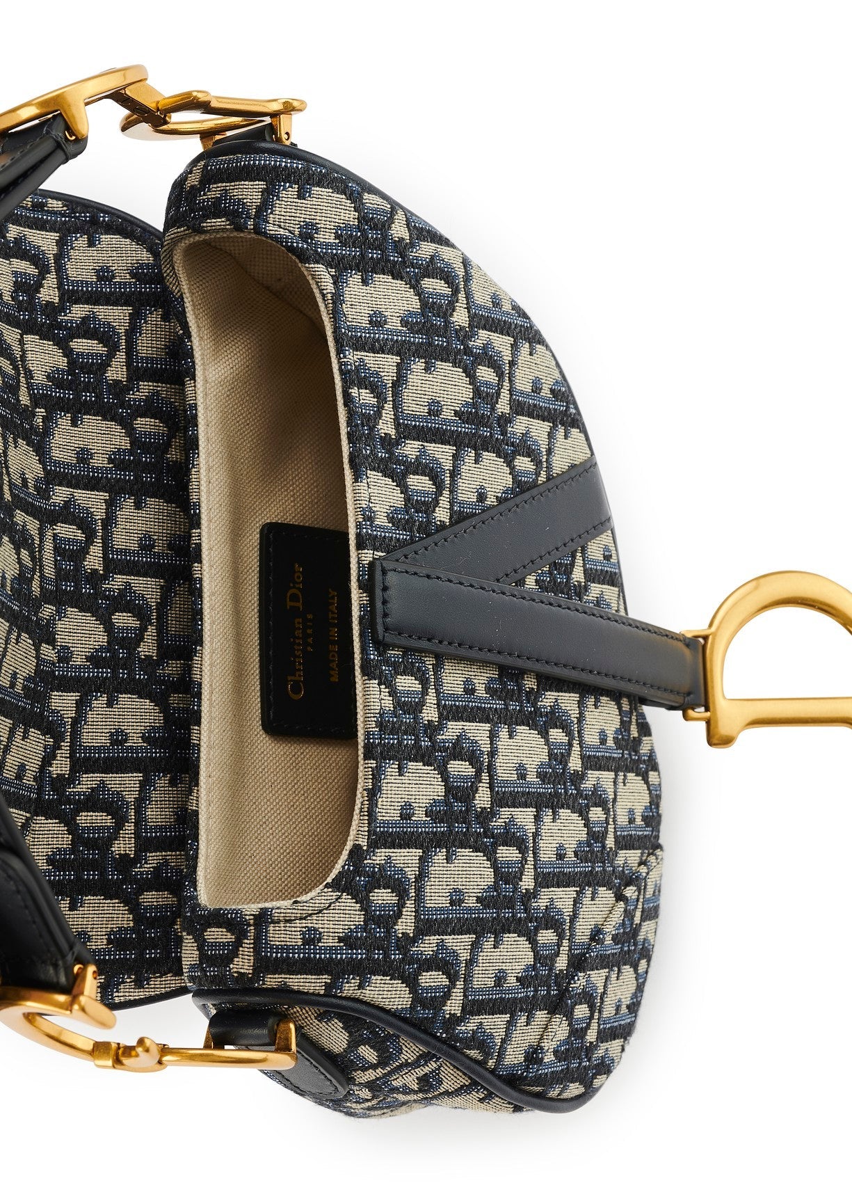 DIOR OBLIQUE JACQUARD MINI SADDLE BAG