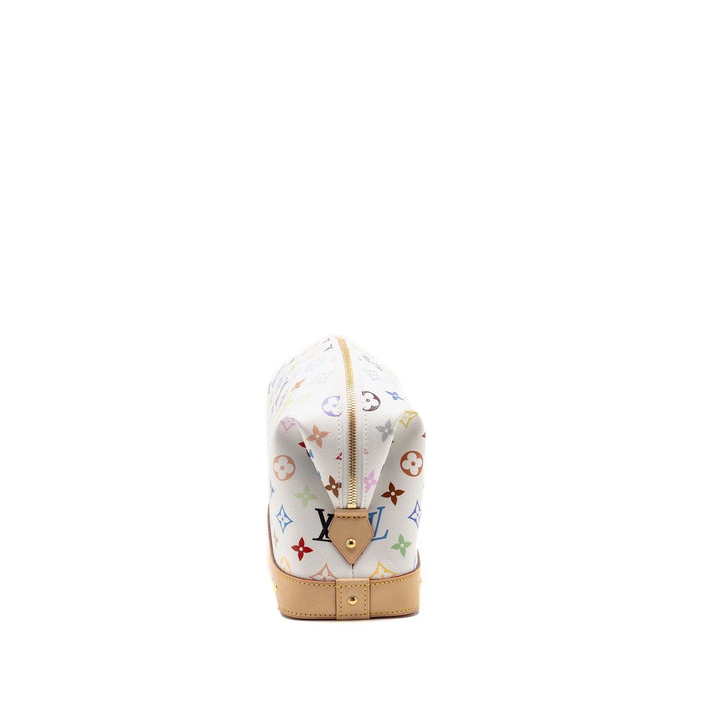 Louis Vuitton x Takashi Murakami Cosmetic Pouch Multicoloured Monogram Canvas White