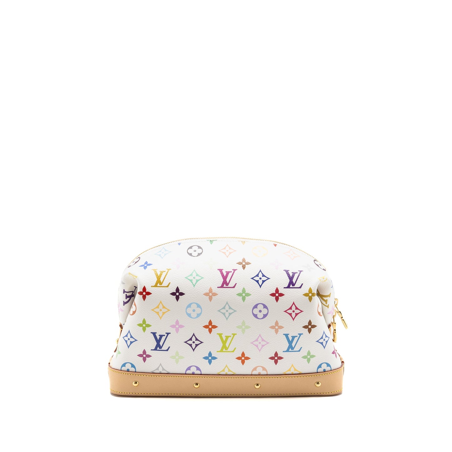 Louis Vuitton x Takashi Murakami Cosmetic Pouch Multicoloured Monogram Canvas White