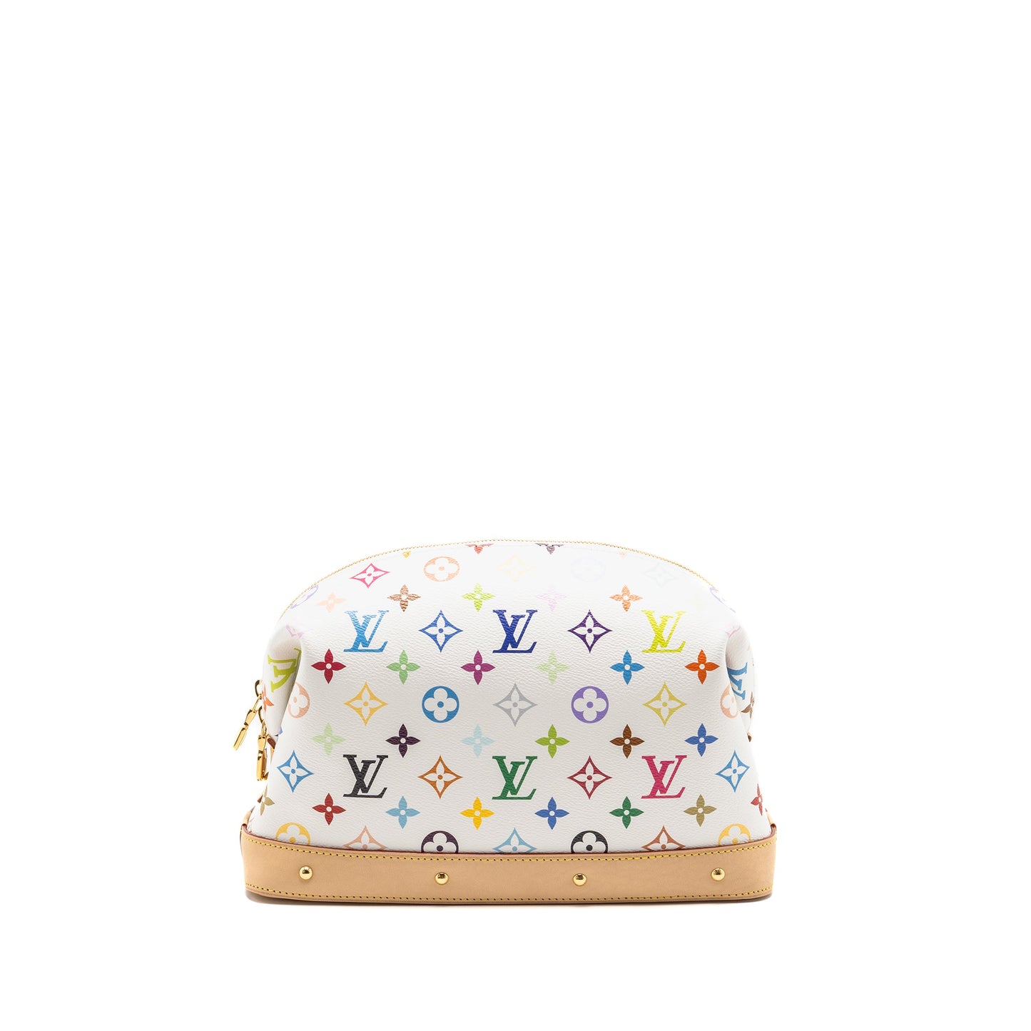 Louis Vuitton x Takashi Murakami Cosmetic Pouch Multicoloured Monogram Canvas White