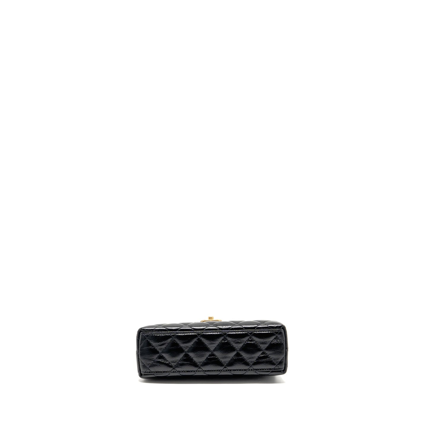 Chanel Mini Kelly Shopping Tote Bag Calfskin Black GHW (Microchip)