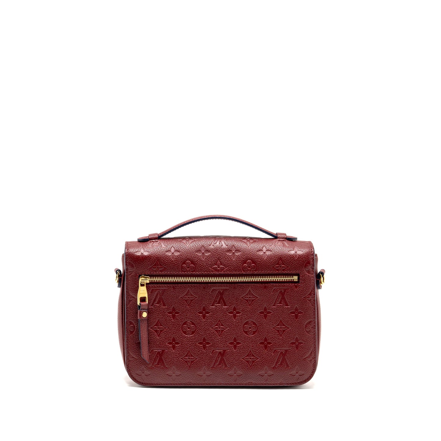 Louis Vuitton Pochette MÃ©tis Monogram Empreinte Dark Red
