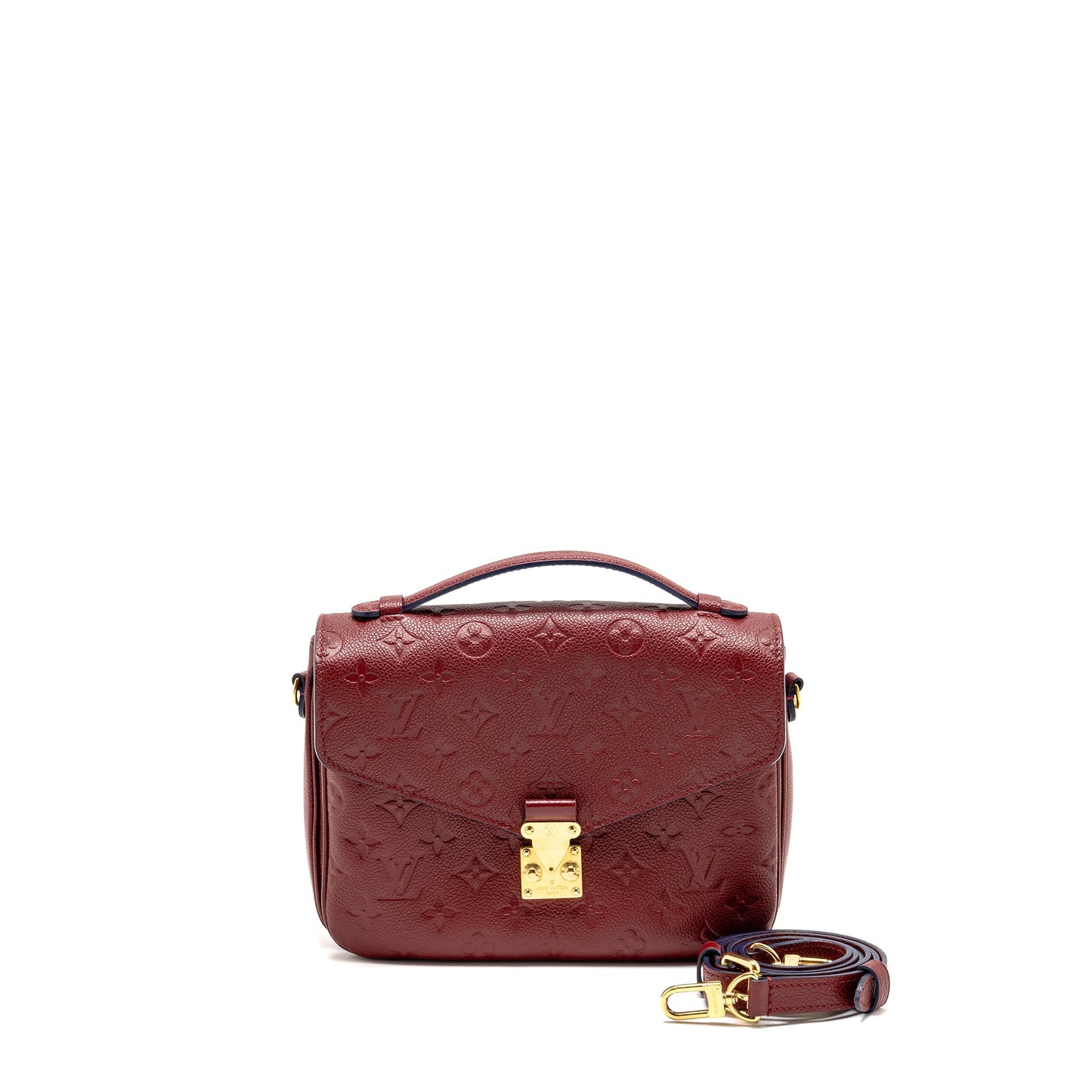 Louis Vuitton Pochette MÃ©tis Monogram Empreinte Dark Red