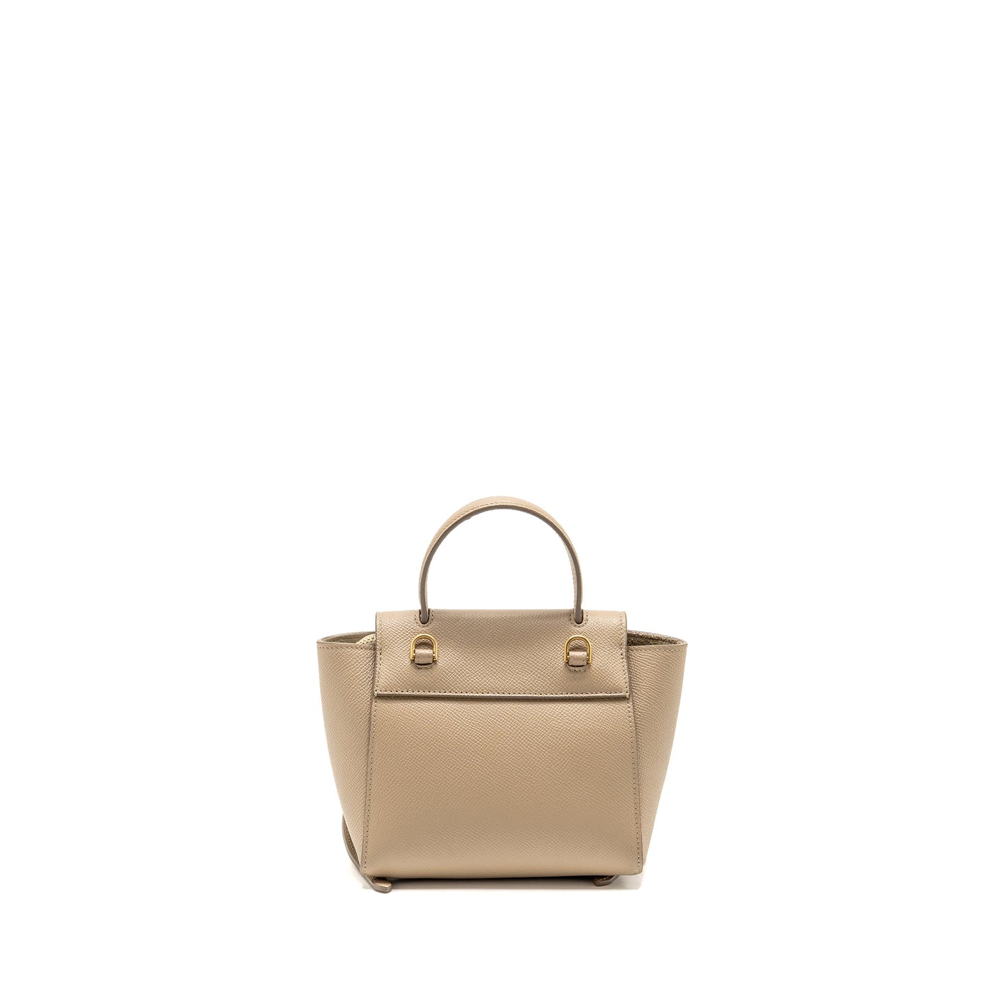 Celine Pico Belt Purse Grained Calfskin Beige
