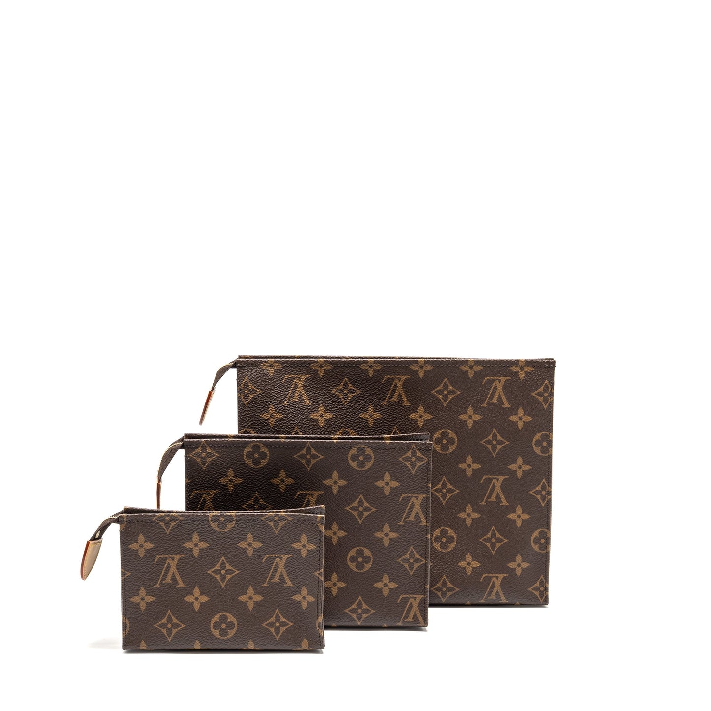 Louis Vuitton Trio Toilet Pouch Monogram Canvas