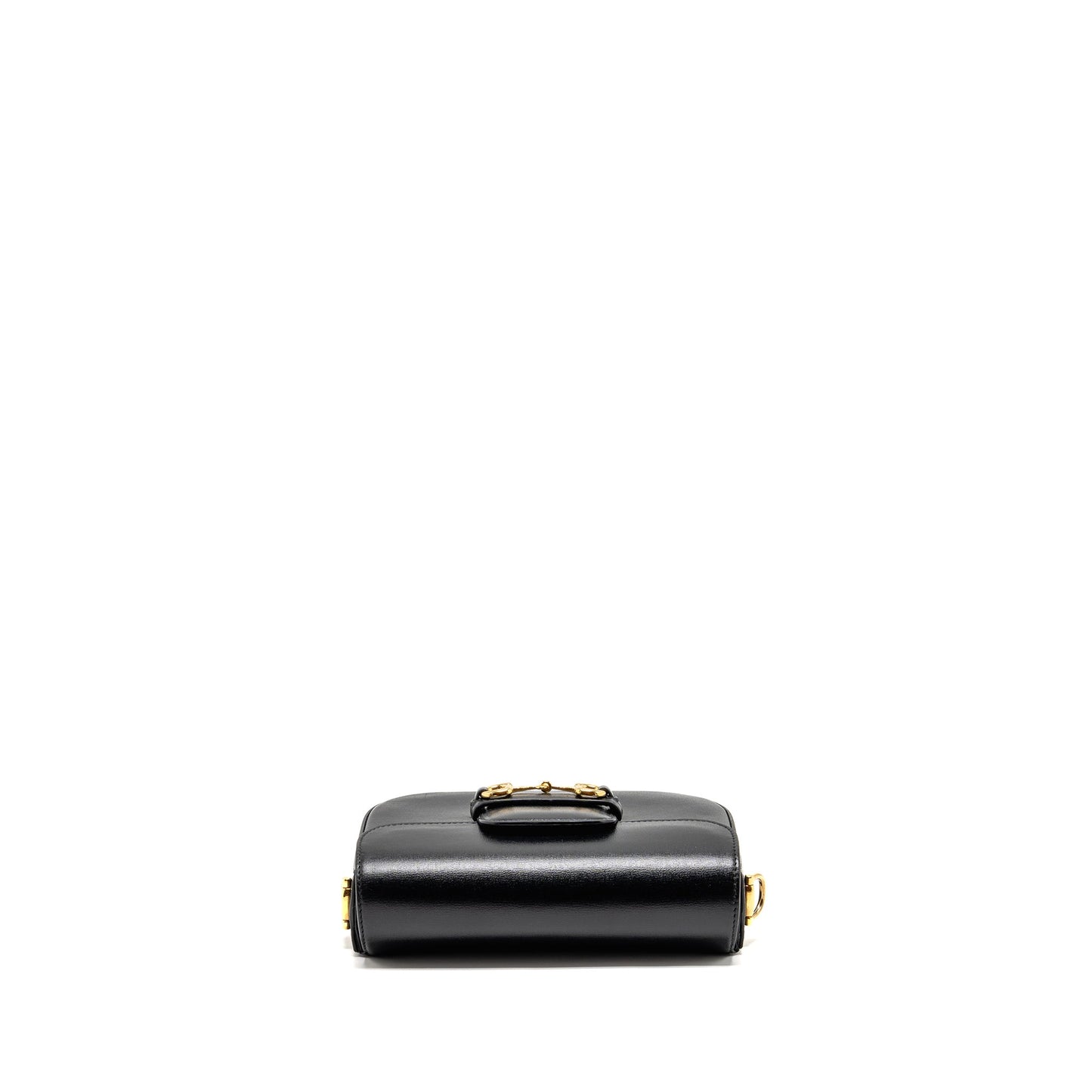 Gucci Horsebit 1955 Small Mini Purse Calfskin Black