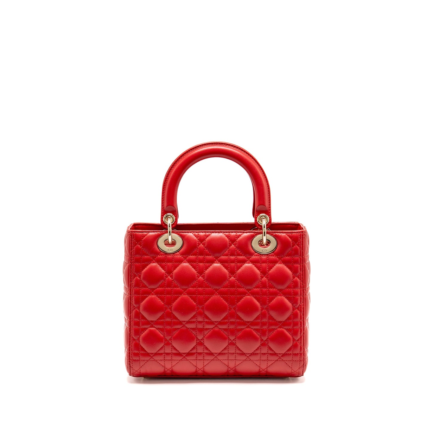 Dior Medium Lady Dior Lambskin Red