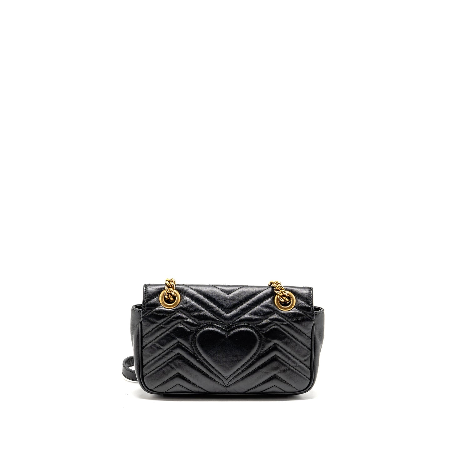 Gucci Small Marmont Mini Purse Calfskin Black