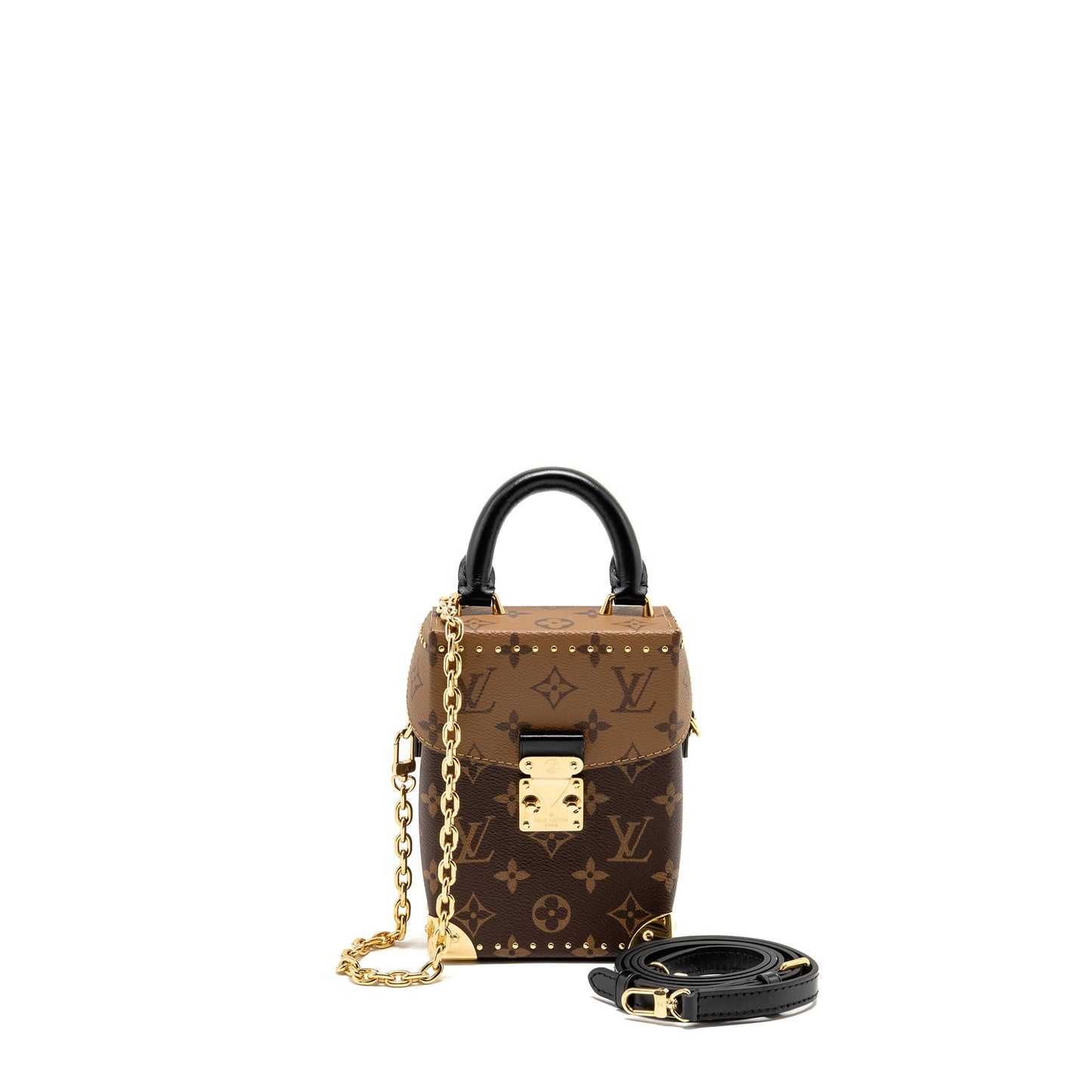Louis Vuitton Top Handle Camera Box Monogram Reverse Canvas