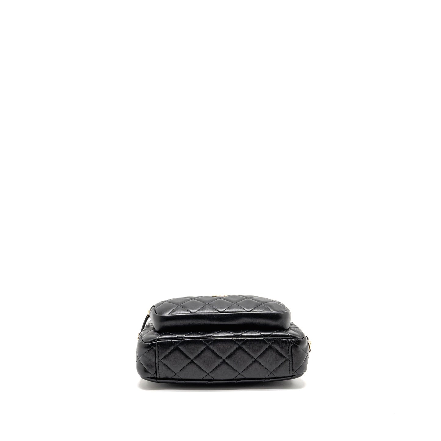 Chanel 25c Camera Bag Lambskin Black LGHW (microchip)