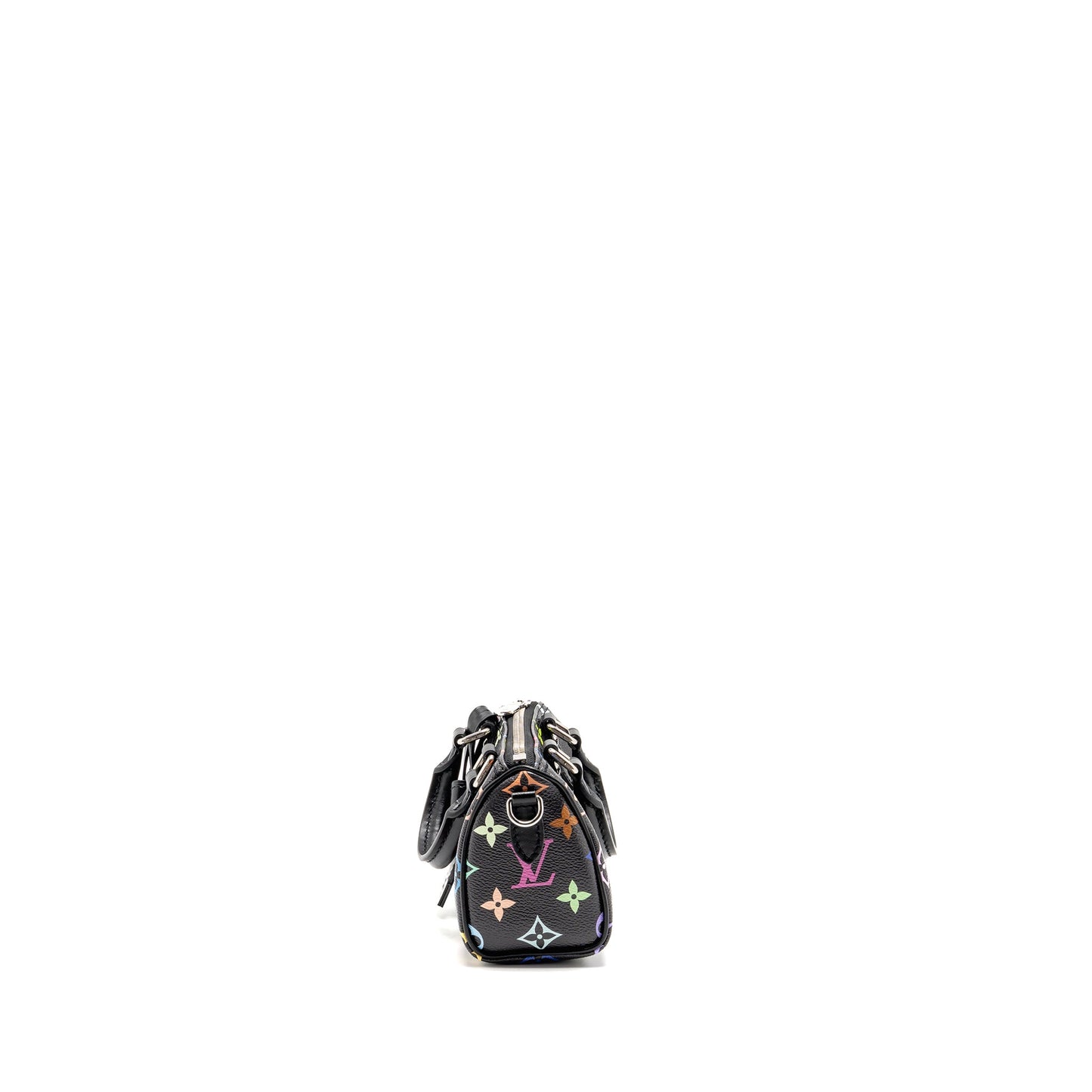 Louis Vuitton x Takashi Murakami Nano Speedy Multicoloured Monogram Canvas Black