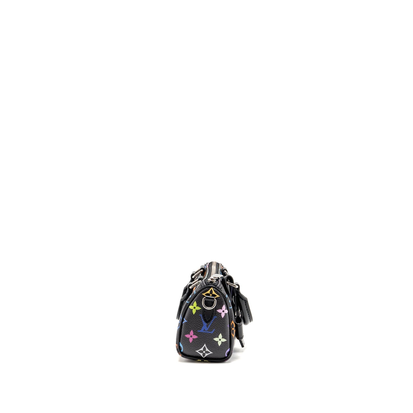 Louis Vuitton x Takashi Murakami Nano Speedy Multicoloured Monogram Canvas Black