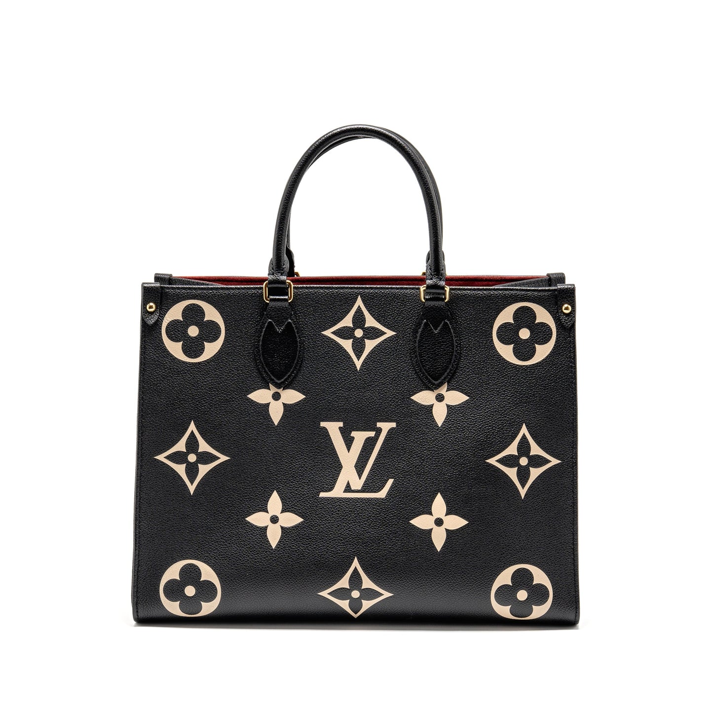 Louis Vuitton Onthego Monogram Empreinte Leather Black/Beige