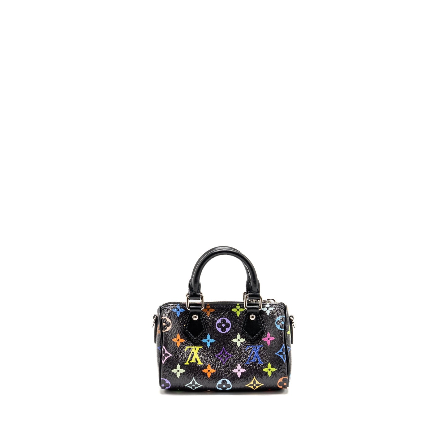 Louis Vuitton x Takashi Murakami Nano Speedy Multicoloured Monogram Canvas Black