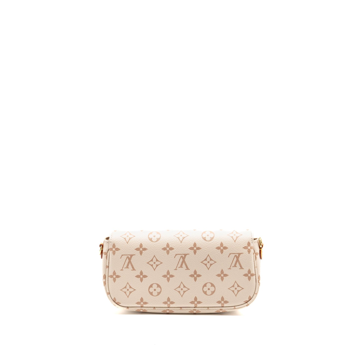 Louis Vuitton ivy wallet on chain monogram dune canvas beige/cream