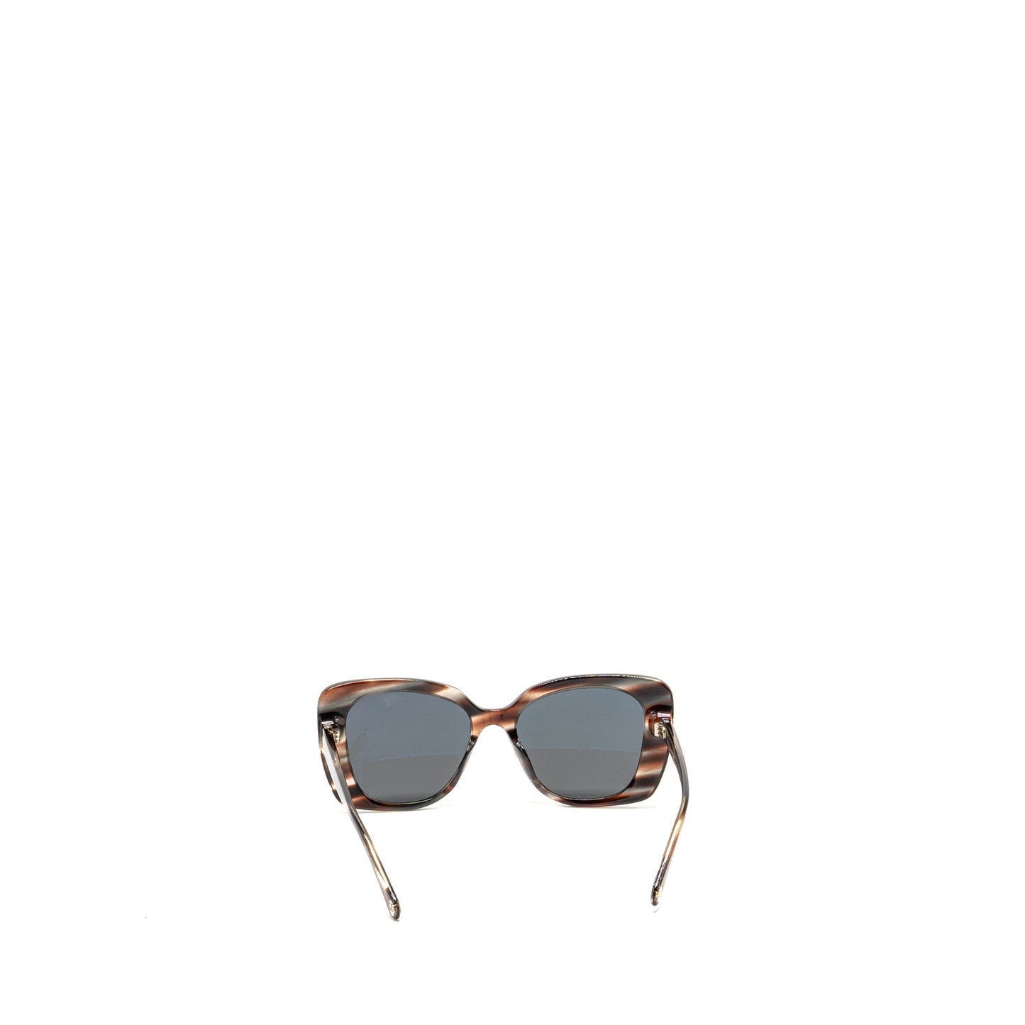 Chanel Rectangle Sunglasses Acetate Black Polar Grey Gradient LGHW A71533