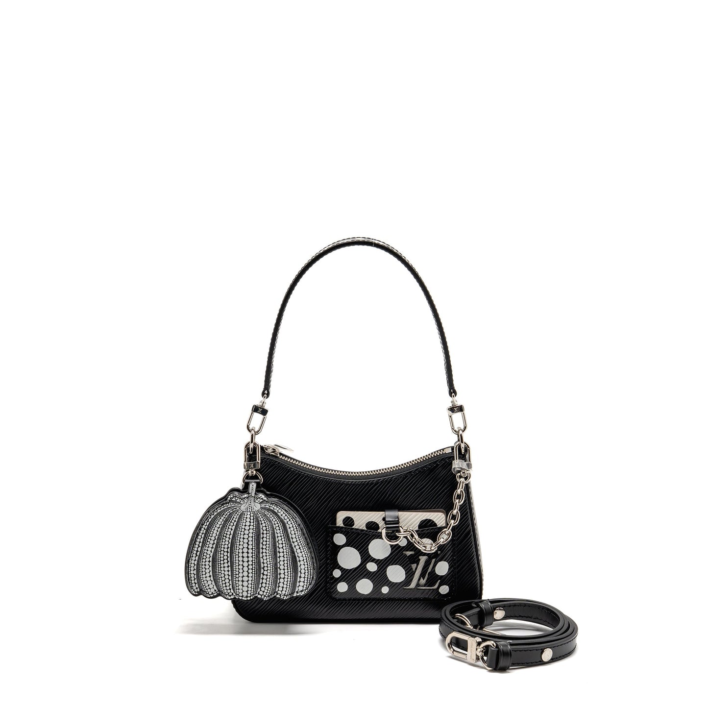 Louis Vuitton Yayoi Kusama Marellini Epi Leather Black