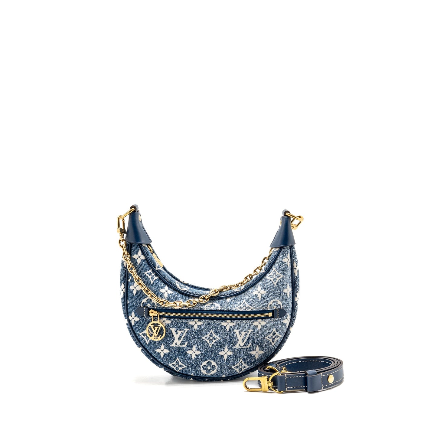 Louis Vuitton Loop Purse Denim Blue