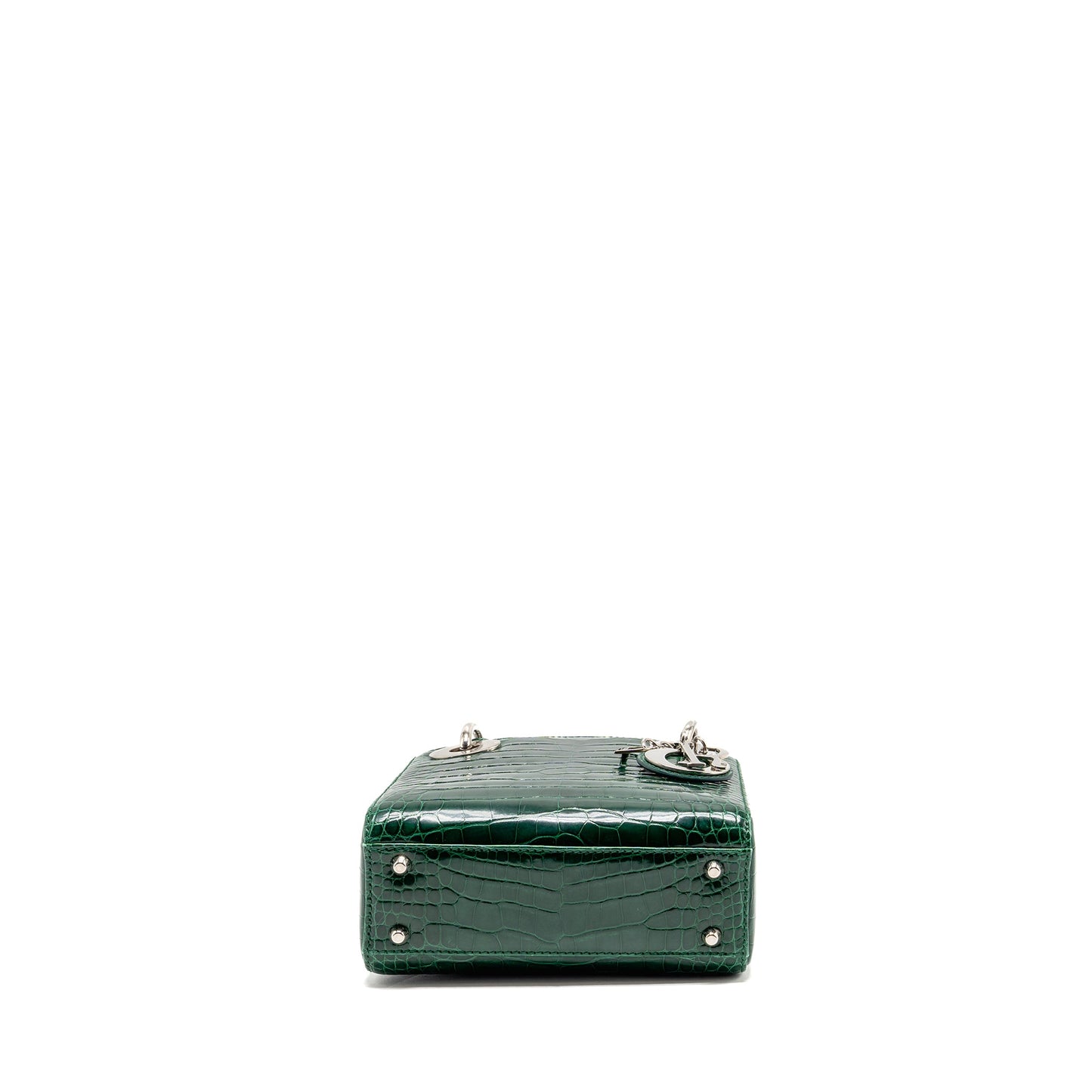 Dior Mini Lady Dior Crocodile Green